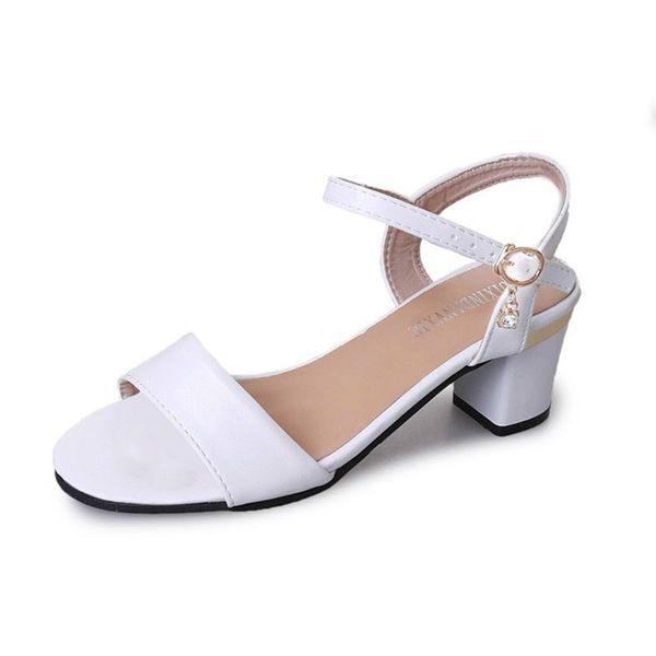 2021 large shoes size womens sandals summer style belt buckle rhinestone - middle heel pu simple fish mouth1, Black
2021 large shoes size womens sandals summer style belt buckle rhinestone - middle heel pu simple fish mouth1, Black