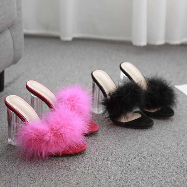 shoes big size square heel plush slippers for adults glitter slides women heels block fur jelly high pu plastic rome basic fabri, Black
shoes big size square heel plush slippers for adults glitter slides women heels block fur jelly high pu plastic rome basic fabri, Black