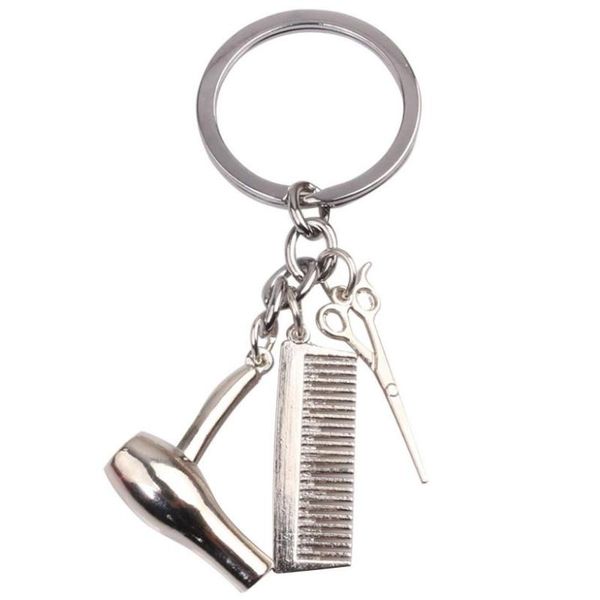 keychains barber tool jewelry hair dryer comb scissors pendant keychain haircut key chain holders mini model funny gifts, Silver
keychains barber tool jewelry hair dryer comb scissors pendant keychain haircut key chain holders mini model funny gifts, Silver