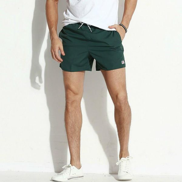 summer men's solid color plus size beach shorts swimwear swimming trunks quick-drying gym men, White;black
summer men's solid color plus size beach shorts swimwear swimming trunks quick-drying gym men, White;black