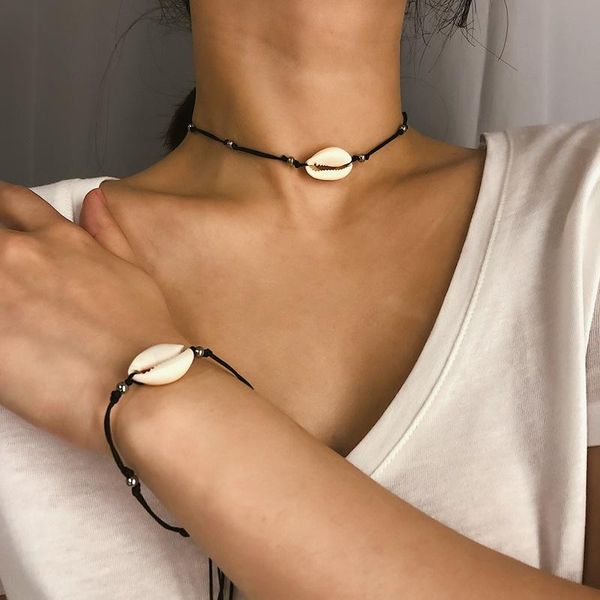 bohemian style handmade beaded natural sea shell choker necklace for women simple vintage ethnic beach jewelry xr2201 chokers, Golden;silver
bohemian style handmade beaded natural sea shell choker necklace for women simple vintage ethnic beach jewelry xr2201 chokers, Golden;silver