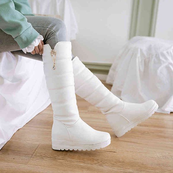 2020 platform women boots ladies med wedges heels knee high snow boots shoes for women waterproof warm winter shoes botas, Black
2020 platform women boots ladies med wedges heels knee high snow boots shoes for women waterproof warm winter shoes botas, Black