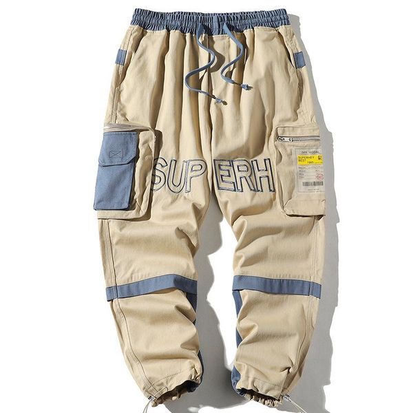 men's pants korean safari style retro multi pocket cargo loose hip hop casual autumn streetwear overalls men clothing, Black
men's pants korean safari style retro multi pocket cargo loose hip hop casual autumn streetwear overalls men clothing, Black