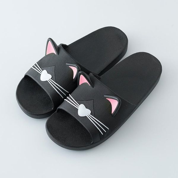 slippers 2021 summer women cute cartoon cat ladies indoor bathroom animal slipper couples slides designer flip flops soft shoes, Black
slippers 2021 summer women cute cartoon cat ladies indoor bathroom animal slipper couples slides designer flip flops soft shoes, Black