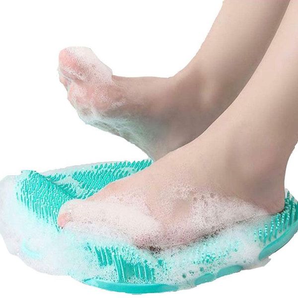 bath mats shower foot scrubber feet cleaner with non slip suction cups - massage mat improve circulation relieve tired and pain
bath mats shower foot scrubber feet cleaner with non slip suction cups - massage mat improve circulation relieve tired and pain