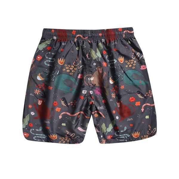 fashionable shorts summer thin men's printed beach pants trend youth casual underpants, White;black
fashionable shorts summer thin men's printed beach pants trend youth casual underpants, White;black