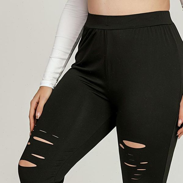 40 leggings seamless women pant high waist plus size elastic sports fitness casual pants hollowing legging, Black;white