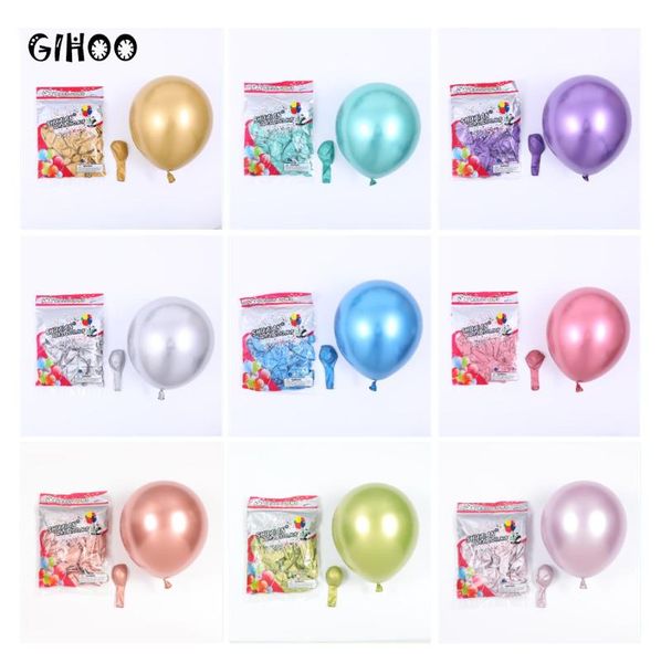party decoration gihoo 20/30/50pcs 12 inch metal latex balloons shuian brand rose gold blue chrome for birthday baby shower decora
party decoration gihoo 20/30/50pcs 12 inch metal latex balloons shuian brand rose gold blue chrome for birthday baby shower decora
