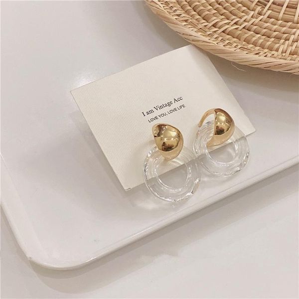 hoop & huggie fflacell 2021 acrylic transparent round earrings metal geometric irregular hollow for women girls jewelry gifts, Golden;silver
hoop & huggie fflacell 2021 acrylic transparent round earrings metal geometric irregular hollow for women girls jewelry gifts, Golden;silver
