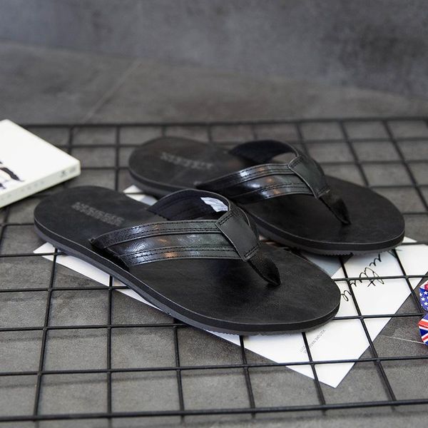 slippers flip flops men shoes for the shower 39s sandals summer beach rubber leather casual klapki meskie, Black
slippers flip flops men shoes for the shower 39s sandals summer beach rubber leather casual klapki meskie, Black