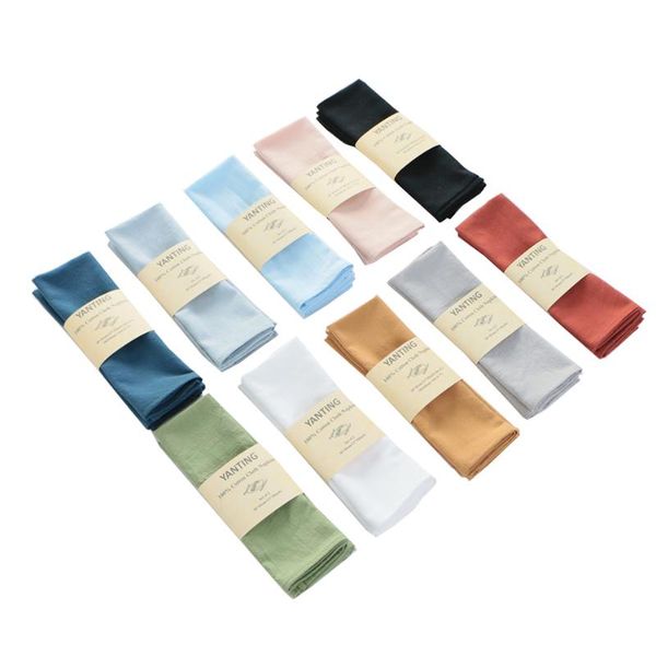 table napkin serving made of 100% cotton multicolor washable durable reusable japanese style for family gatherings dinner parties
table napkin serving made of 100% cotton multicolor washable durable reusable japanese style for family gatherings dinner parties