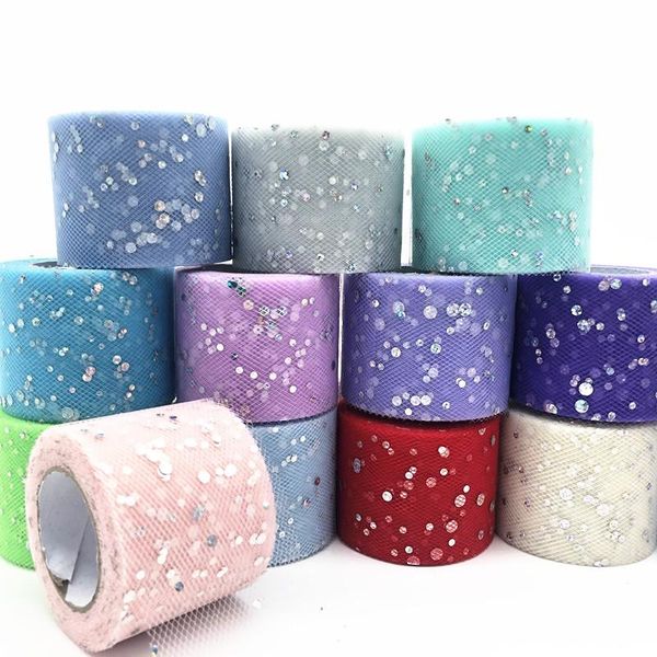 party decoration 22m 5cm glitter sequin tulle roll organza wedding mariage fabric tutu dress diy baby shower supplies
party decoration 22m 5cm glitter sequin tulle roll organza wedding mariage fabric tutu dress diy baby shower supplies