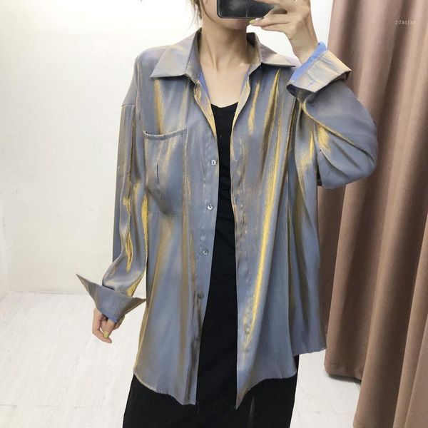 blouses woman 2021 lapel single pocket discoloration shirt women blouse modis camisa femenina womens and women's & shirts, White
blouses woman 2021 lapel single pocket discoloration shirt women blouse modis camisa femenina womens and women's & shirts, White