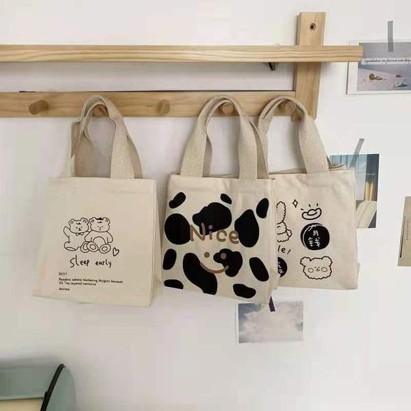 evening bags 2021 spring cow pattern animal bento bag cute cartoon bear students carry canvas
evening bags 2021 spring cow pattern animal bento bag cute cartoon bear students carry canvas