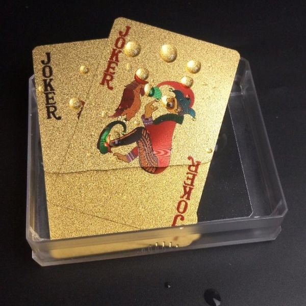 party favor golden silver black playing cards game luxury gold foil poker set durable waterproof gift table games accessories
party favor golden silver black playing cards game luxury gold foil poker set durable waterproof gift table games accessories