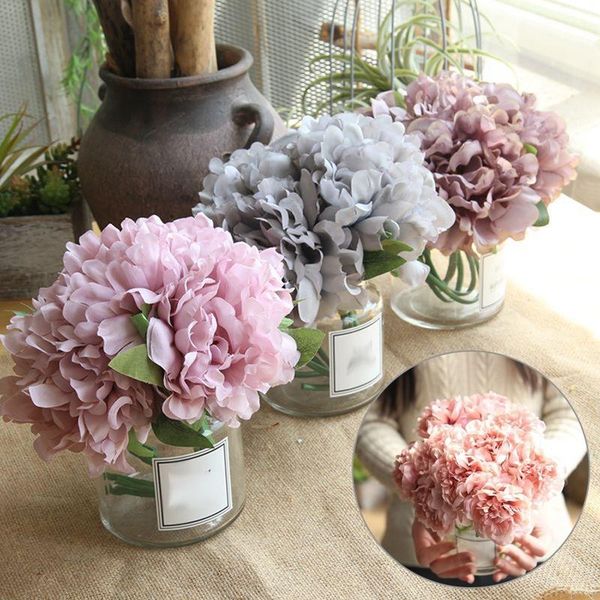 bouquet / 5 heads artificial flowers retro silk rose hydrangea peony vintage home wedding decoration accessories decorative & wreaths
bouquet / 5 heads artificial flowers retro silk rose hydrangea peony vintage home wedding decoration accessories decorative & wreaths