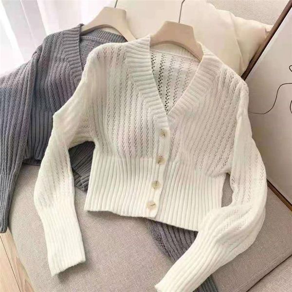 women's knits & tees limiguyue summer pleated print v-neck long sleeve blouse sweet stitching women cardigan chic crop mori girl y2k s, White 
women's knits & tees limiguyue summer pleated print v-neck long sleeve blouse sweet stitching women cardigan chic crop mori girl y2k s, White