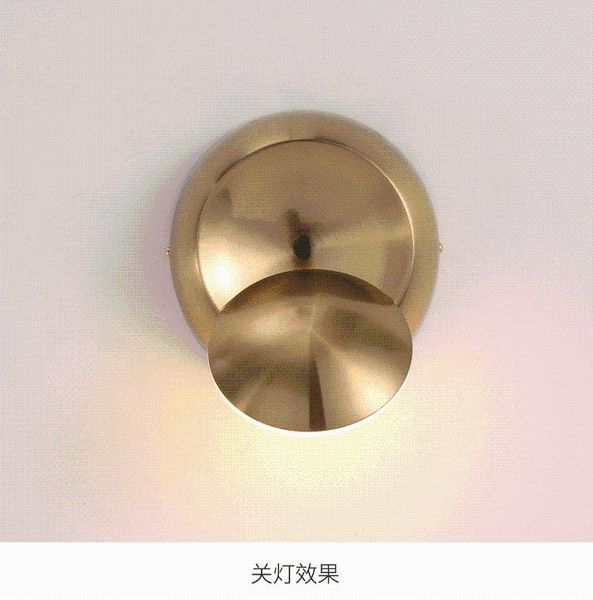 wall lamp 5w led gold creative round rotatable bedside ac90-260v modern bedroom living room aisle indoor sconce
wall lamp 5w led gold creative round rotatable bedside ac90-260v modern bedroom living room aisle indoor sconce