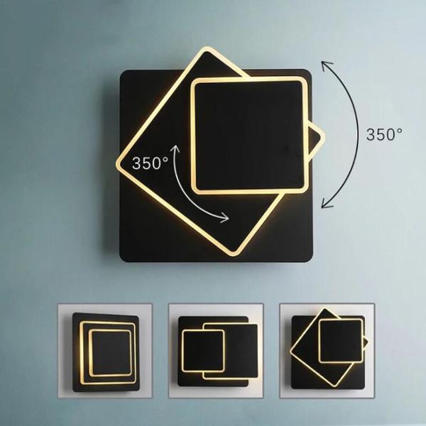 wall lamp creative 350 degree rotatable round / square, acrylic led sconce lights decorative for bedroom bedside corridor
wall lamp creative 350 degree rotatable round / square, acrylic led sconce lights decorative for bedroom bedside corridor