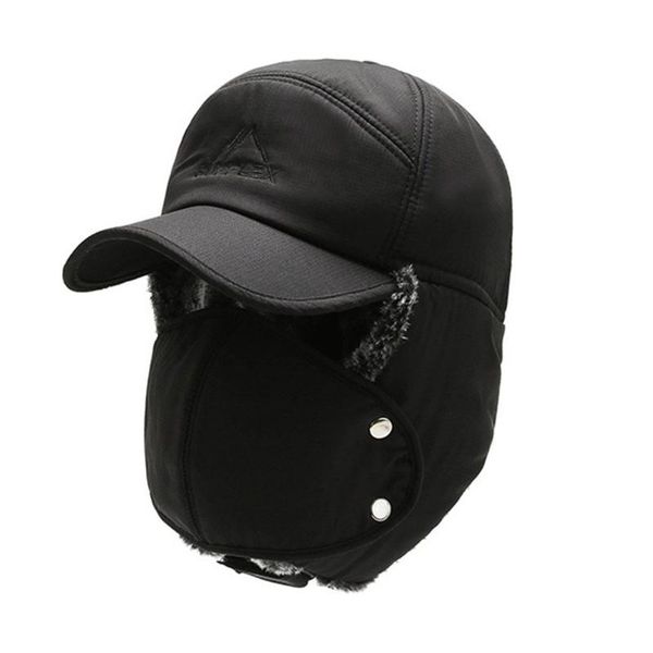 cycling caps & masks trend winter thermal bomber hats men women fashion ear protection face windproof ski cap velvet thicken couple hat, Black
cycling caps & masks trend winter thermal bomber hats men women fashion ear protection face windproof ski cap velvet thicken couple hat, Black
