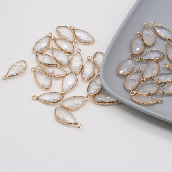 charms natural stone pendant irregular shaped faceted clear quartz for jewelry making diy bracelet necklace earring accessories, Bronze;silver
charms natural stone pendant irregular shaped faceted clear quartz for jewelry making diy bracelet necklace earring accessories, Bronze;silver