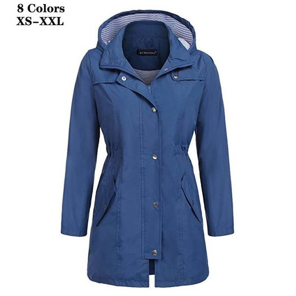 women's trench coats 2021 autumn fashion women waterproof medium long casual hooded outerwear female slim, Tan;black
women's trench coats 2021 autumn fashion women waterproof medium long casual hooded outerwear female slim, Tan;black