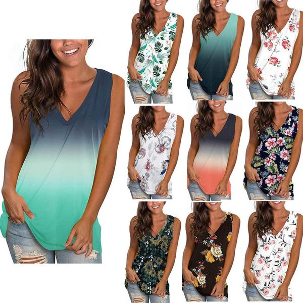 women's t-shirt t-shirts gradient summer casual loose printed deep v neck  shirt t oversized, White
women's t-shirt t-shirts gradient summer casual loose printed deep v neck  shirt t oversized, White
