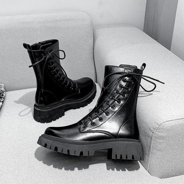 boots women british style 2021 spring single fashion side zipper thick heeled locomotive womens shoes, Black
boots women british style 2021 spring single fashion side zipper thick heeled locomotive womens shoes, Black