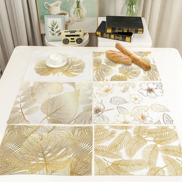 golden geometric printed western pad insulation bowl dining table mat coasters cotton linen leaves placemat kitchen tools mats & pads
golden geometric printed western pad insulation bowl dining table mat coasters cotton linen leaves placemat kitchen tools mats & pads