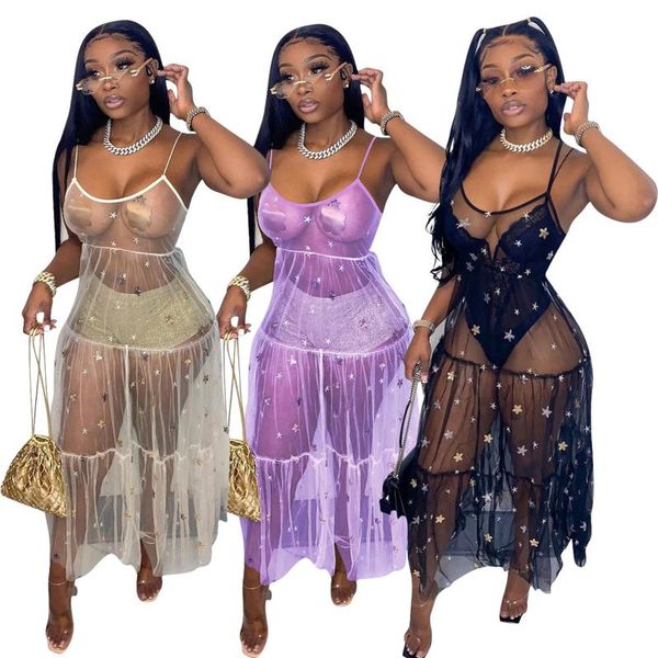 women's swimwear female see-through dress summer mesh sequins u-neck sleeveless spaghetti strap for adults s//l/xl/xxl drop, White;black
women's swimwear female see-through dress summer mesh sequins u-neck sleeveless spaghetti strap for adults s//l/xl/xxl drop, White;black