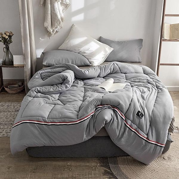 comforters & sets comfortable solid color material quilted quilt king queen full size comforter design winter thick blanket cf
comforters & sets comfortable solid color material quilted quilt king queen full size comforter design winter thick blanket cf