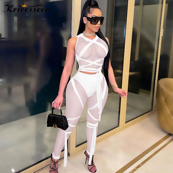 women's two piece pants kricesseen white mesh bandage pant set women see through crop midnight clubwear matching 2 outfits
women's two piece pants kricesseen white mesh bandage pant set women see through crop midnight clubwear matching 2 outfits