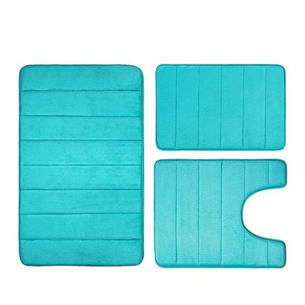 3pcs memory foam bathroom rugs set thick soft absorbent non-slip bath mats washable contour canq889
3pcs memory foam bathroom rugs set thick soft absorbent non-slip bath mats washable contour canq889