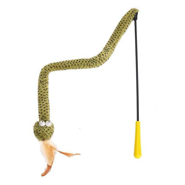 cat toys creative snake kitten wand with feather interactive toy pet funny stick accessory
cat toys creative snake kitten wand with feather interactive toy pet funny stick accessory