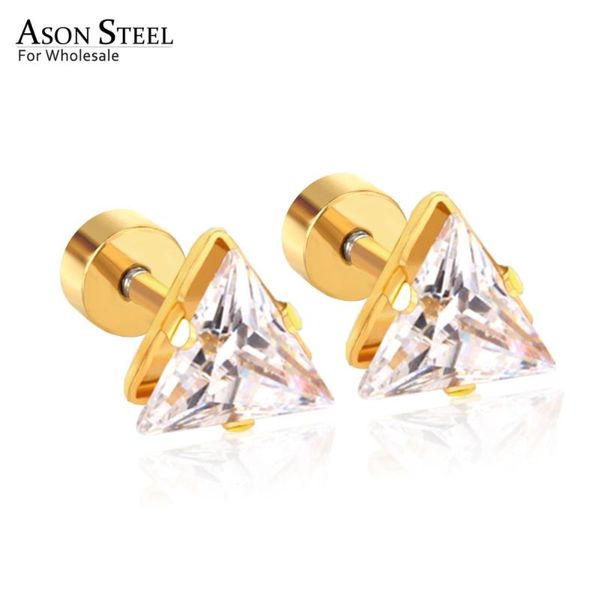 stud asonsteel cute size 6mm gold/silver color cubic zirconia triangle screw earring stainless steel jewelry, Golden;silver
stud asonsteel cute size 6mm gold/silver color cubic zirconia triangle screw earring stainless steel jewelry, Golden;silver