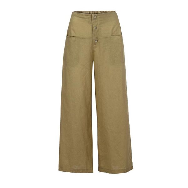 pants for women palazzo high waist wide leg culottes cotton linen trousers fake zippers pockets loose calça feminina women's & capris, Black;white
pants for women palazzo high waist wide leg culottes cotton linen trousers fake zippers pockets loose calça feminina women's & capris, Black;white