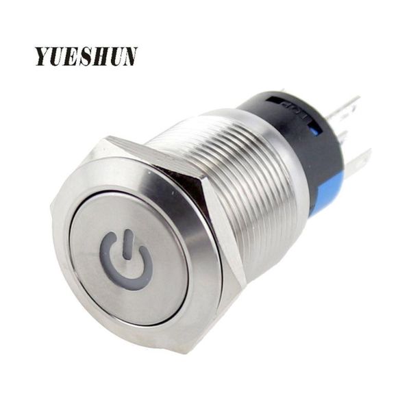 smart home control yueshun 19mm light metal switches 5a/250vac electrical equipment product power led momentary push button switch
smart home control yueshun 19mm light metal switches 5a/250vac electrical equipment product power led momentary push button switch