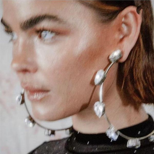 hoop & huggie exaggerated big rhinestone 100mm water drop round statement earrings for women nightclub bling large crystal, Golden;silver
hoop & huggie exaggerated big rhinestone 100mm water drop round statement earrings for women nightclub bling large crystal, Golden;silver