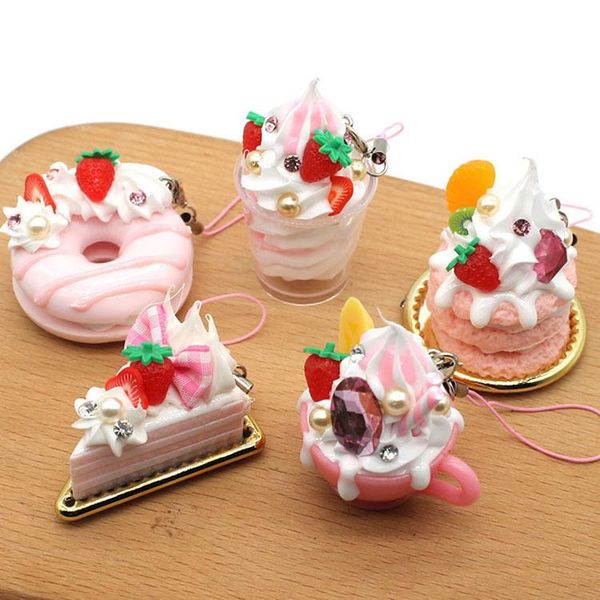 keychains simulation cake keychain pendant cute strawberry girl food play series mobile phone rope bag car decoration, Silver
keychains simulation cake keychain pendant cute strawberry girl food play series mobile phone rope bag car decoration, Silver