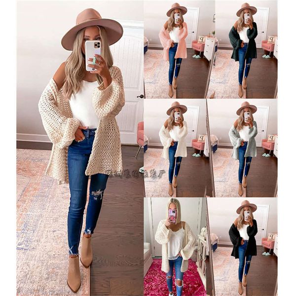 autumn and winter temperament solid color cardigan horn sleeve knitted sweater women, White;black
autumn and winter temperament solid color cardigan horn sleeve knitted sweater women, White;black