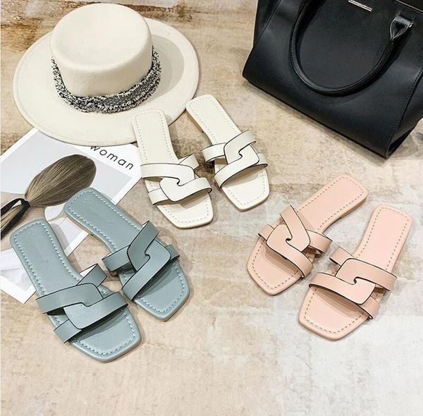 tx005 summer fashion solid color pu leather women's sandals slippers white blue pink for outdoor wearing flat bottom flip flops, Black
tx005 summer fashion solid color pu leather women's sandals slippers white blue pink for outdoor wearing flat bottom flip flops, Black