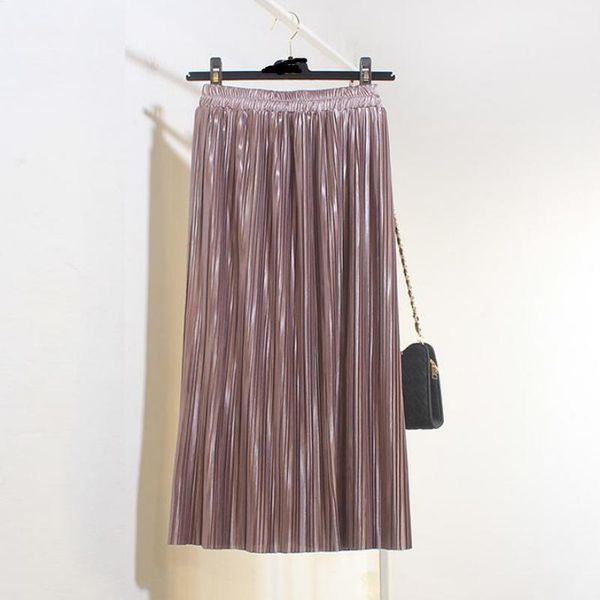 skirts 2021 sping arrival korean style metallic sensation long for women solid high waist skirt pleated, Black
skirts 2021 sping arrival korean style metallic sensation long for women solid high waist skirt pleated, Black