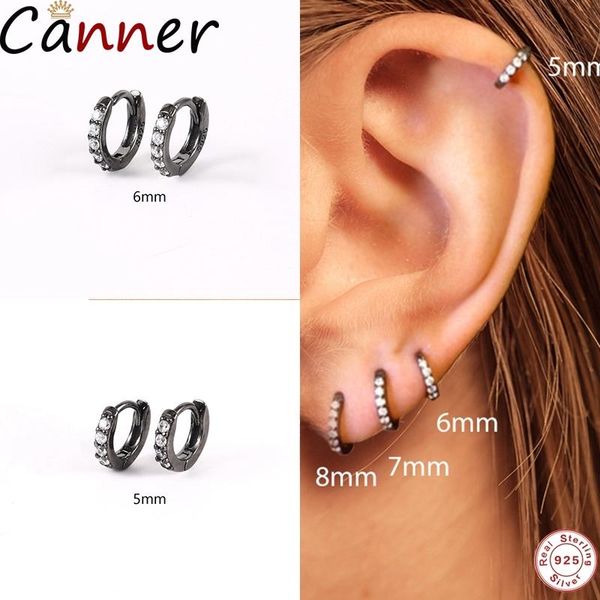 hoop & huggie canner simple lovely girl's huggies small earrings boho classic minimal charming black crystal stud thin gift, Golden;silver
hoop & huggie canner simple lovely girl's huggies small earrings boho classic minimal charming black crystal stud thin gift, Golden;silver