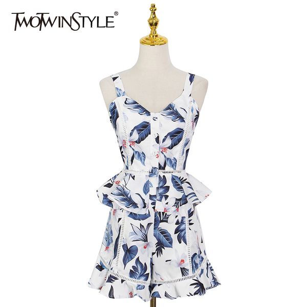 vintage print two piece set for women v neck sleeveless high waist wide leg shorts casual sets female fashion 210423, White
vintage print two piece set for women v neck sleeveless high waist wide leg shorts casual sets female fashion 210423, White