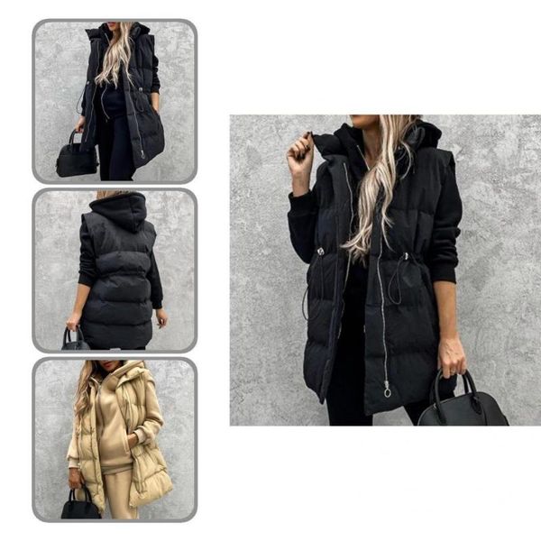 women's vests women coat great soft winter vest solid color warm waistcoat, Black;white
women's vests women coat great soft winter vest solid color warm waistcoat, Black;white