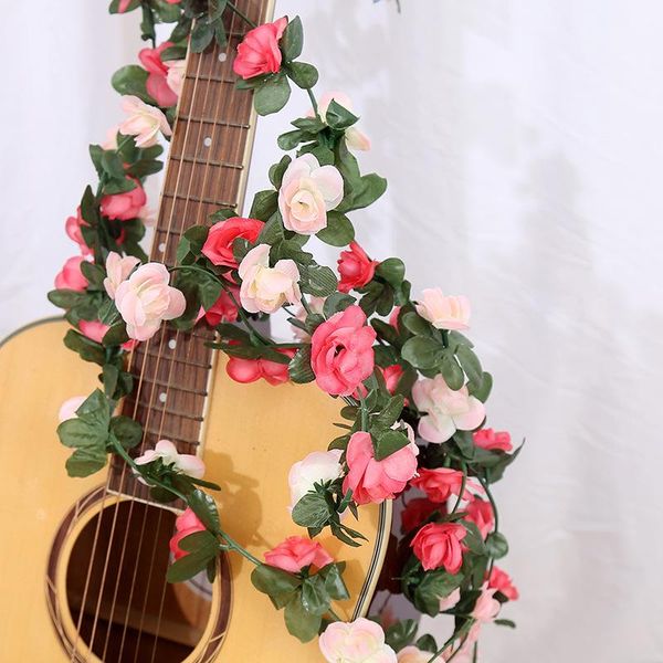 decorative flowers & wreaths 7 kinds of artificial plants rose vine 2.52m, 45 garland wedding scene decoration, outdoor garden arches fake p
decorative flowers & wreaths 7 kinds of artificial plants rose vine 2.52m, 45 garland wedding scene decoration, outdoor garden arches fake p