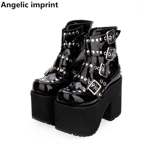 angelic imprint mori girl women motorcycle punk short boots lady lolita shoes woman princess high heels dress pumps rivet 13cm1, Black
angelic imprint mori girl women motorcycle punk short boots lady lolita shoes woman princess high heels dress pumps rivet 13cm1, Black
