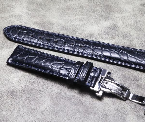watch bands band dark blue 20mm 21mm 22mm crocodile leather butterfly buckle strap calfskin bottom bracelet vintage wristband, Black;brown
watch bands band dark blue 20mm 21mm 22mm crocodile leather butterfly buckle strap calfskin bottom bracelet vintage wristband, Black;brown