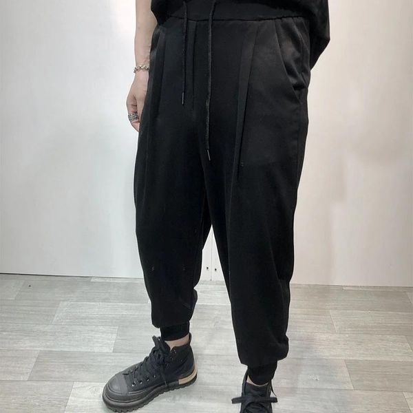 men's pants harlan leggings large dark department simple elastic loose overalls japanese bottoms conical flat, Black
men's pants harlan leggings large dark department simple elastic loose overalls japanese bottoms conical flat, Black