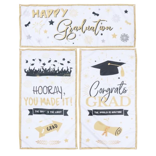 other festive & party supplies 3pcs in 1 set graduation theme hanging sign printing porch letter door curtain decoration prom classroom layo
other festive & party supplies 3pcs in 1 set graduation theme hanging sign printing porch letter door curtain decoration prom classroom layo